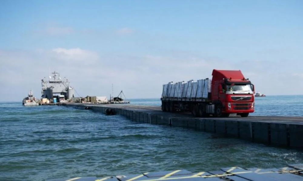 Γάζα: Μετακίνηση της αμερικανικής προβλήτας στην Ασντότ για να προστατευθεί
